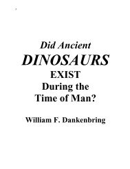 Dinosaurs in the Time of Man? (PDF) - Triumphpro.com