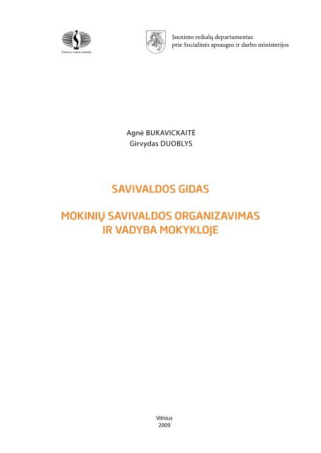 SavivaldoS gidaS Mokinių savivaldos organizaviMas ir vadyba ...