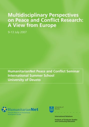 Multidisciplinary Perspectives on Peace and ... - HumanitarianNet