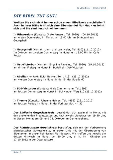 Herzlich willkommen zur Kinderbibelwoche 2012