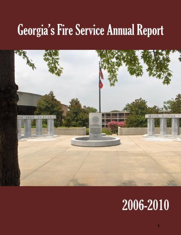 Georgia Fire Service Annual Report - Office of Insurance and Safety ...