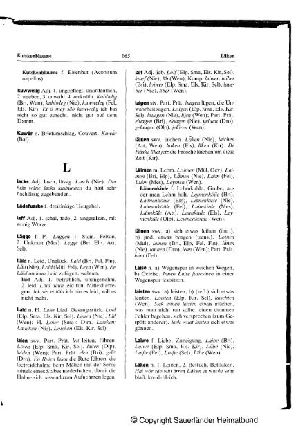 Plattdeutsches Wörterbuch des kurkölnischen Sauerlandes