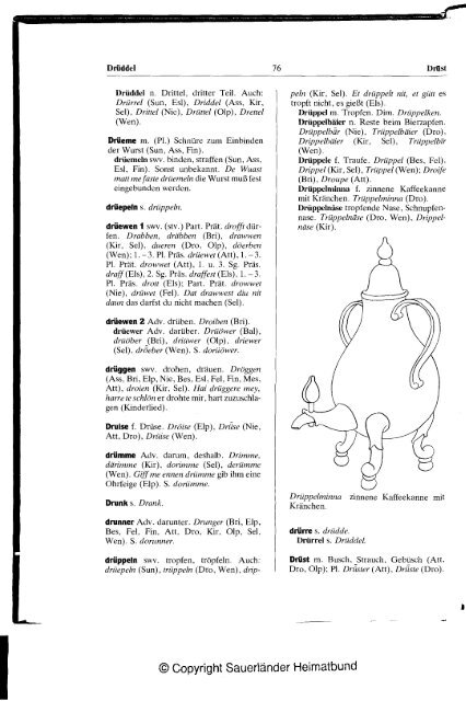 Plattdeutsches Wörterbuch des kurkölnischen Sauerlandes