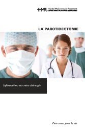 la parotidectomie - BibliothÃ¨que mÃ©dicale de l'hÃ´pital Maisonneuve ...
