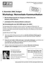 Workshop: Nonverbale Kommunikation