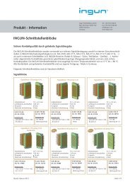 SchnittstellenblÃ¶cke fÃ¼r INGUN-PrÃ¼fadapter - INGUN PrÃ¼fmittelbau ...