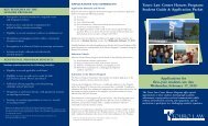 Touro Law Center Honors Program: Student Guide & Application ...