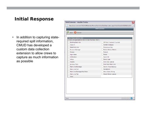 Sanitary Sewer Overflow Management with Azteca Cityworks d SQL ...