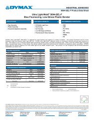 DYMAX 3094-GEL-F Industrial Adhesive Product Data Sheet