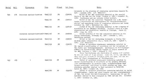 GUIDES TO GERMAN RECORDS ... - Sturmpanzer.com