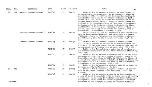 GUIDES TO GERMAN RECORDS ... - Sturmpanzer.com