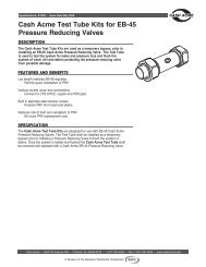 Specification Sheet - Cash Acme