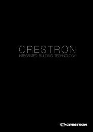 Crestron Integrated Building Technology - RIBA Product Selector