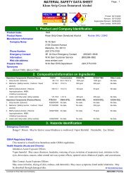 MSDS: Klean-Strip Denatured Alcohol - Rockler.com