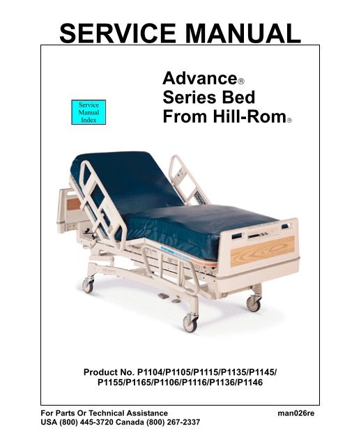HILL-ROM Advanced Electric Bed Service Manual - internetMED