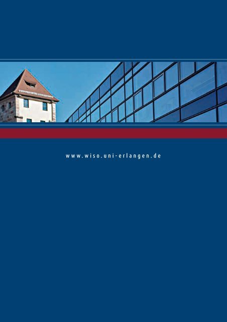 Forschungsbericht 2008 des Fachbereichs Wirtschaftswissenschaften