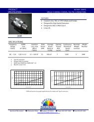 product specification specifications - Spectrum Microwave by API ...