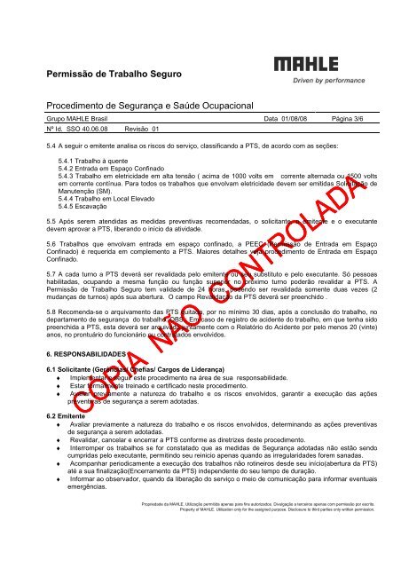 Permissão de Trabalho Seguro.pdf - mahle.com