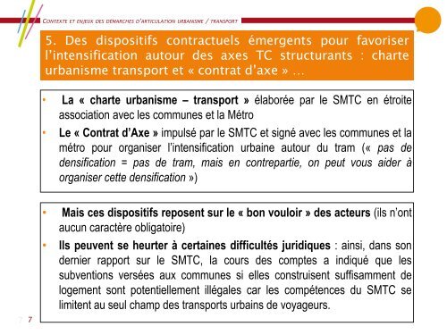 contexte et enjeux des demarches d'articulation ... - URBA 2000