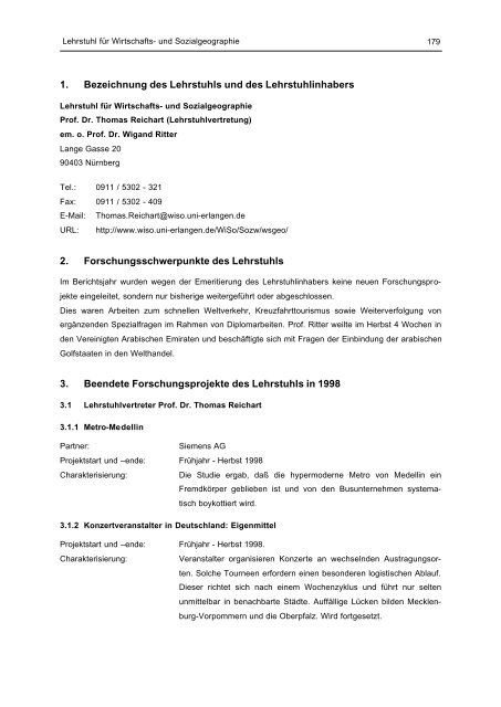 forschungsbericht 1998 - Friedrich-Alexander-Universität Erlangen ...