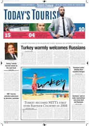 Turkey warmly welcomes Russians - Today's Zaman