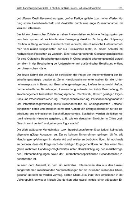 FORSCHUNGSBERICHT 2004 - am Fachbereich ...