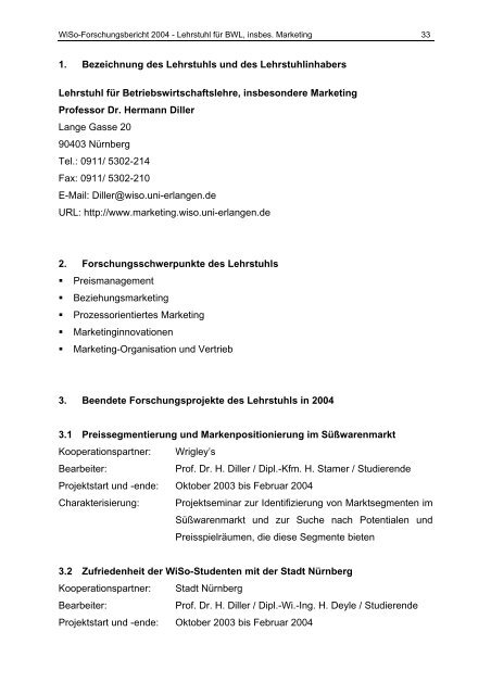 FORSCHUNGSBERICHT 2004 - am Fachbereich ...