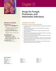 Drugs for Fungal, Protozoan, and Helminthic Infections