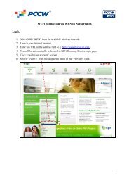 Wi-Fi connection via KPN in Netherlands