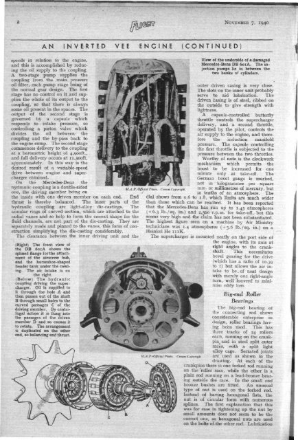 An Inverted Vee Engine - WWII Aircraft Performance