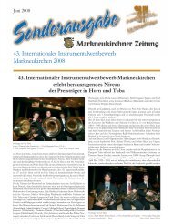 Sonderausgabe der Markneukirchner Zeitung zum Abschluss des 43