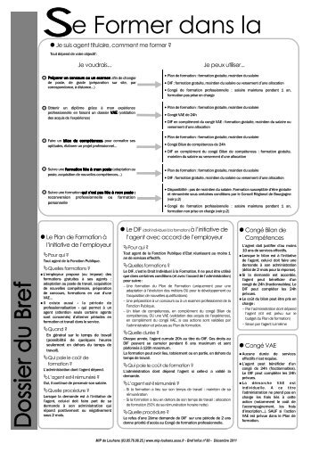 Se former dans la Fonction Publique d'Etat - MIP de Louhans