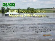 USGS Flood Inundation Mapping - Flood Risk Management Program
