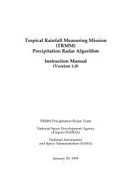 Instruction Manual of TRMM PR Algorithm (Product Version 4)