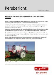 Persbericht Agrifac - Abemec