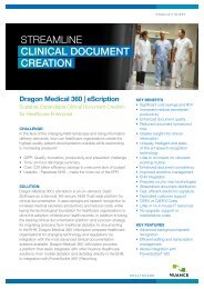 Dragon Medical 360 | eScription - Nuance