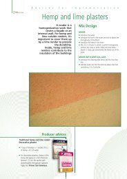 Hemp and lime plasters - Socli