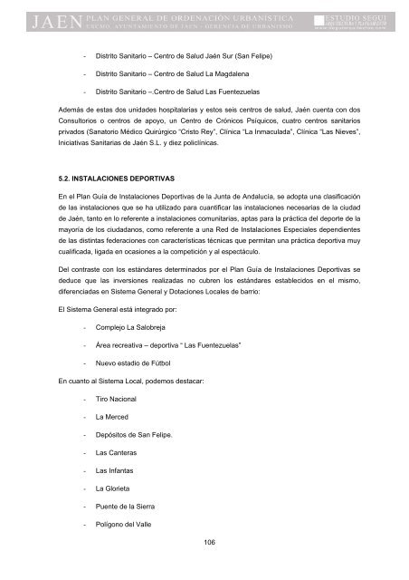 I. MEMORIA DE INFORMACIÃN - Ayuntamiento de JaÃ©n