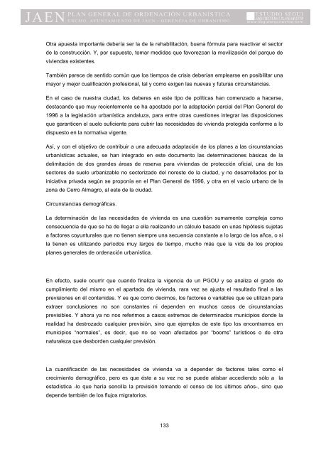 I. MEMORIA DE INFORMACIÃN - Ayuntamiento de JaÃ©n