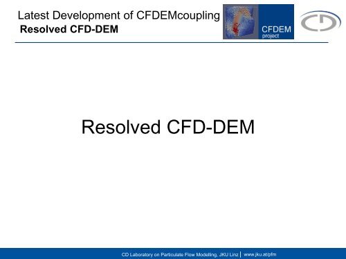 Latest developments of the Open Source CFDEM project