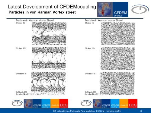 Latest developments of the Open Source CFDEM project