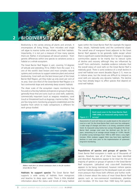 Great Barrier Reef Outlook Report 2009 â In Brief
