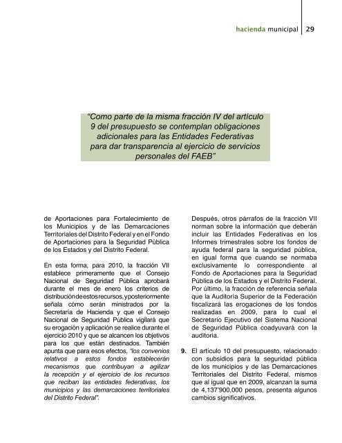 Participaciones y Aportaciones Federales a Municipios ... - Indetec