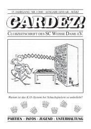 gardez! - Schachclub Weisse Dame eV