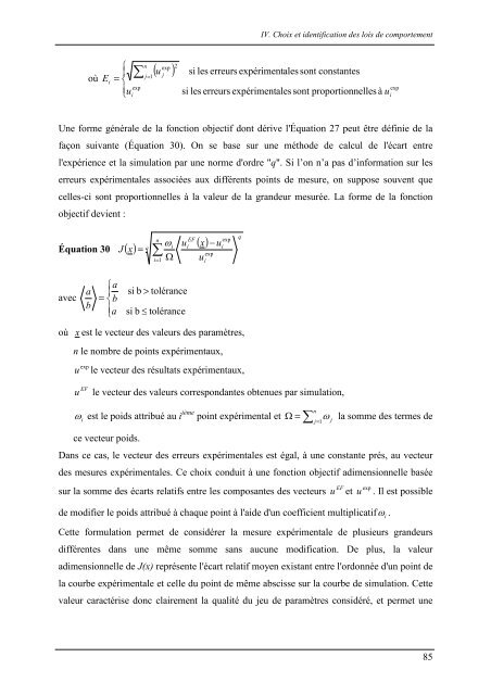 Simulation numérique et expérimentale du comportement ...