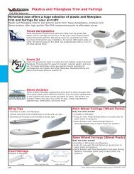 Catalog Information - McFarlane Aviation Products