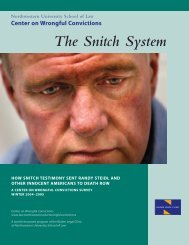 The Snitch System - The Innocence Project