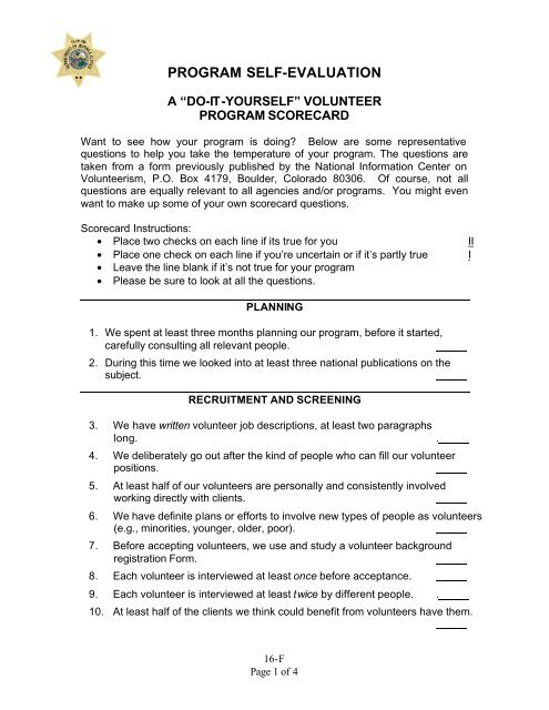 Volunteer Coordinator Manual - Florida Department of Juvenile Justice