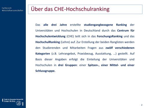 Bericht (PDF) - am Fachbereich Wirtschaftswissenschaften