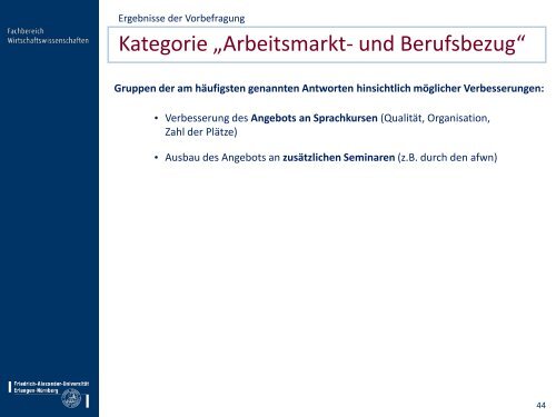 Bericht (PDF) - am Fachbereich Wirtschaftswissenschaften